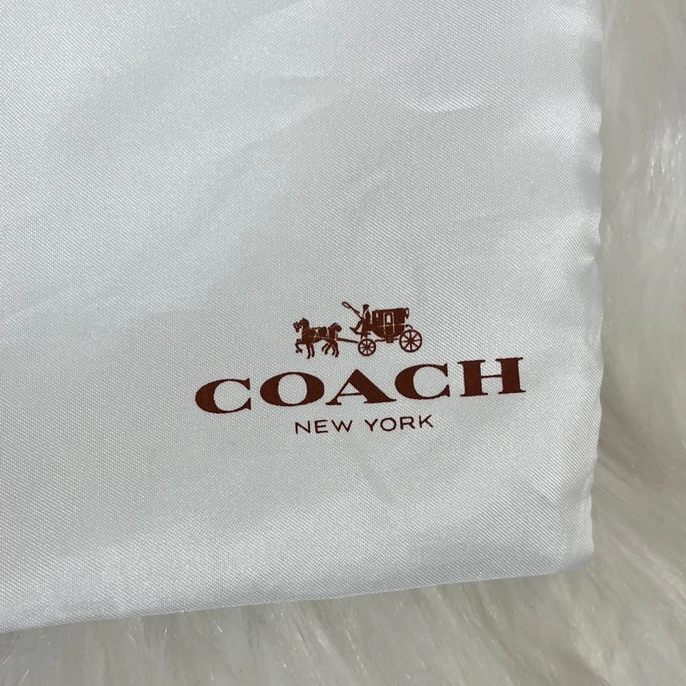 Coach White Satin Dust Bag